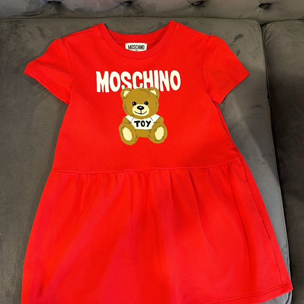 Moschino Red Teddy Bear Dress
